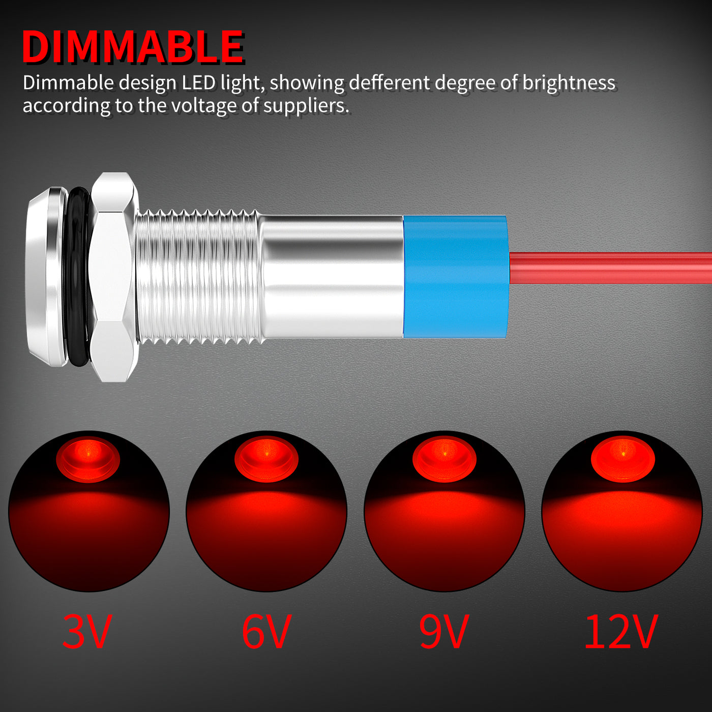 GQ6F-DW-N Indicator Signal Light Dimmable