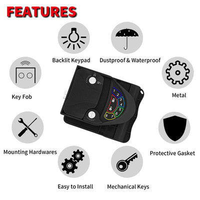 Waterproof Keyless Entry Camper RV Door Lock with Keypad - DAIER