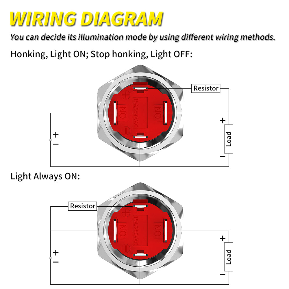 LAS3D-16H-10EM-N-HORN Wiring Diagram