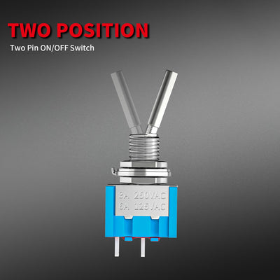 Automotive 6mm 3A 250V Lock ON OFF SPST Mini Toggle Switch online sale 