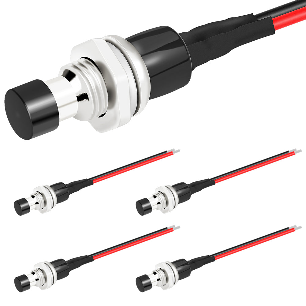 5pcs Mini Momentary Push Button Switch with Pre-Wired – DAIER