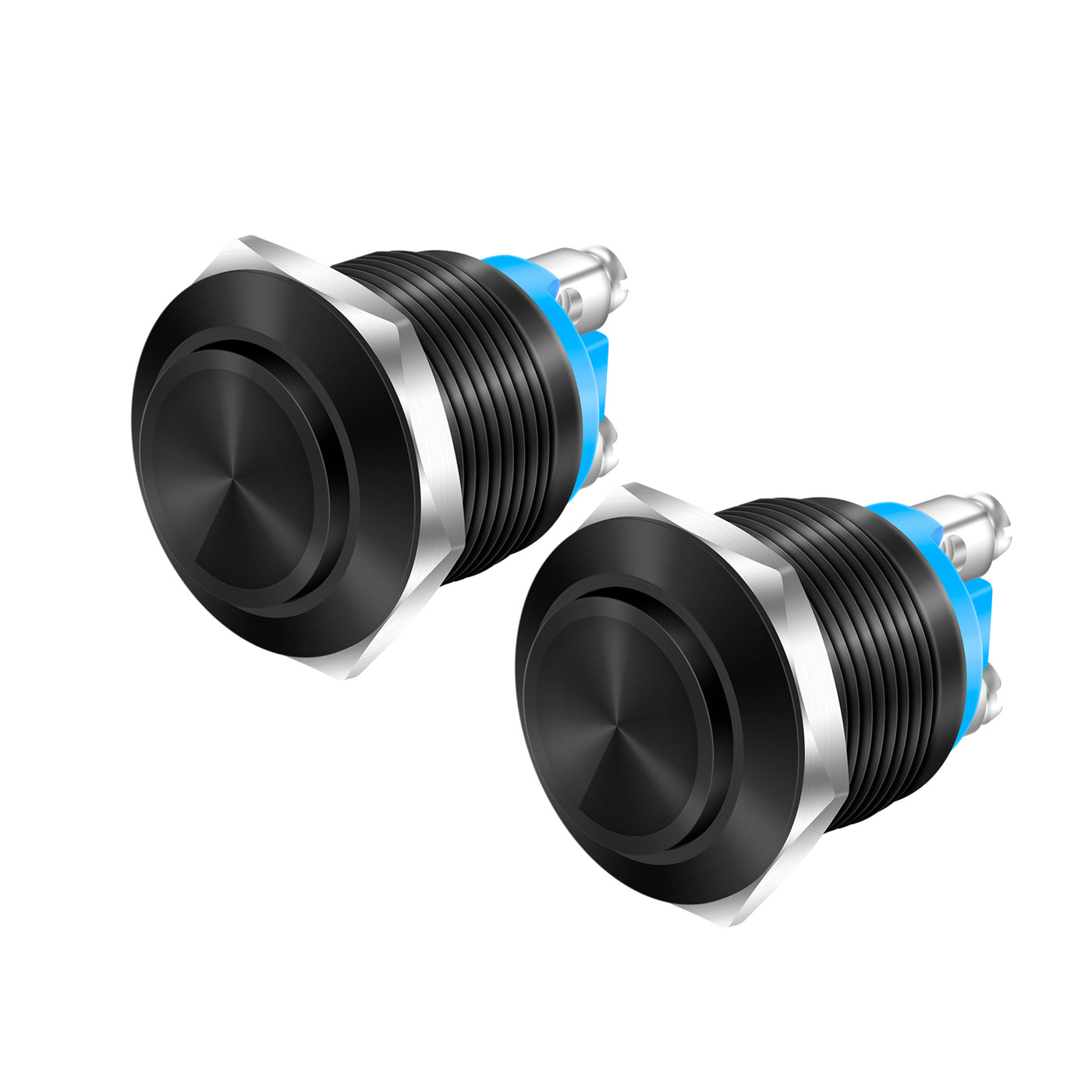 2pcs 19mm High Button Momentary ON OFF Button Switch – DAIER