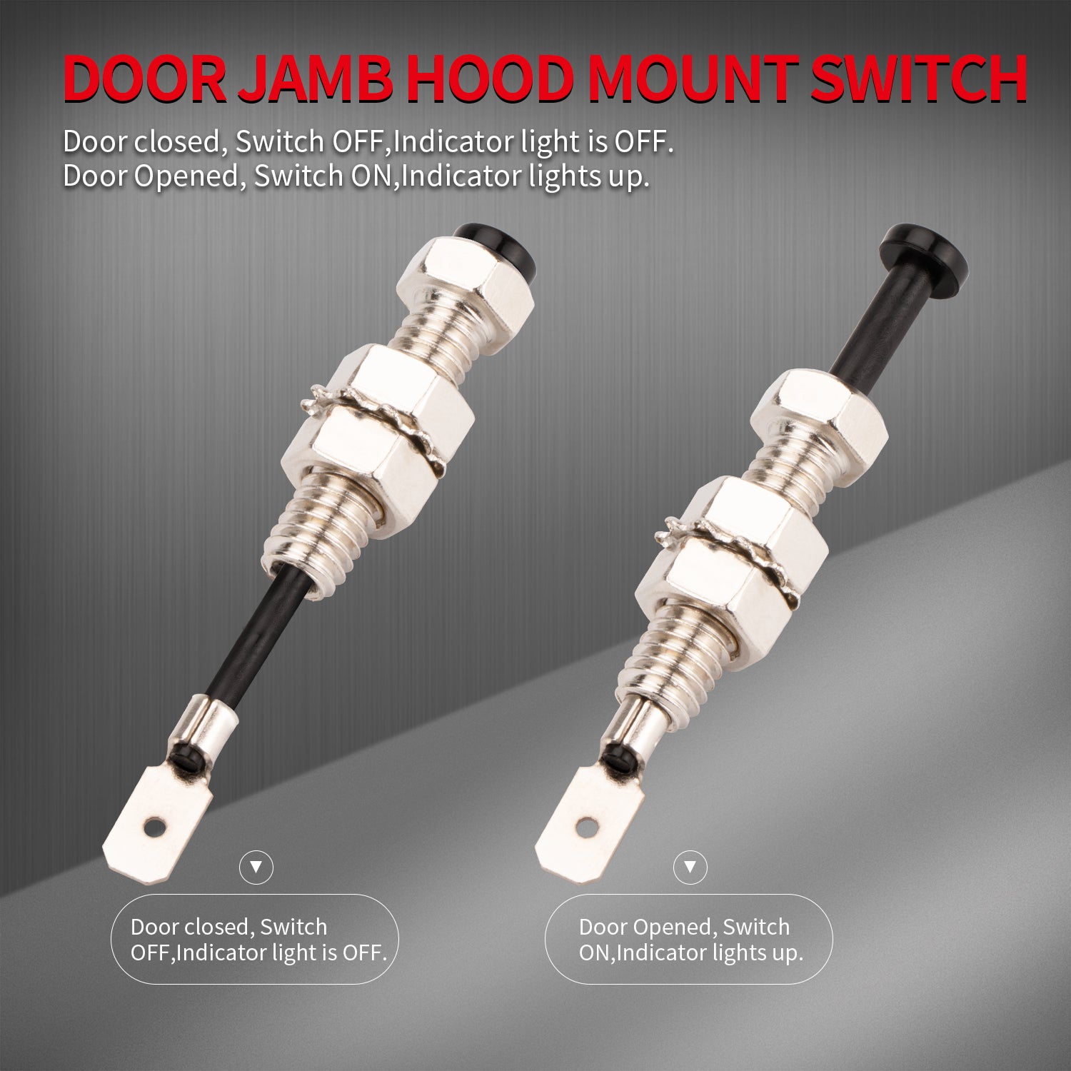3pcs Momentary ON OFF 12VDC 20A Auto Door Jamb Pin Switch – DAIER