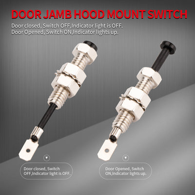 PIN-7 Door Jamb Hood Mount Switch