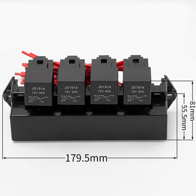 15 Way Multi-Circuit Assembly Automotive Fuse and Relay Box - DAIER