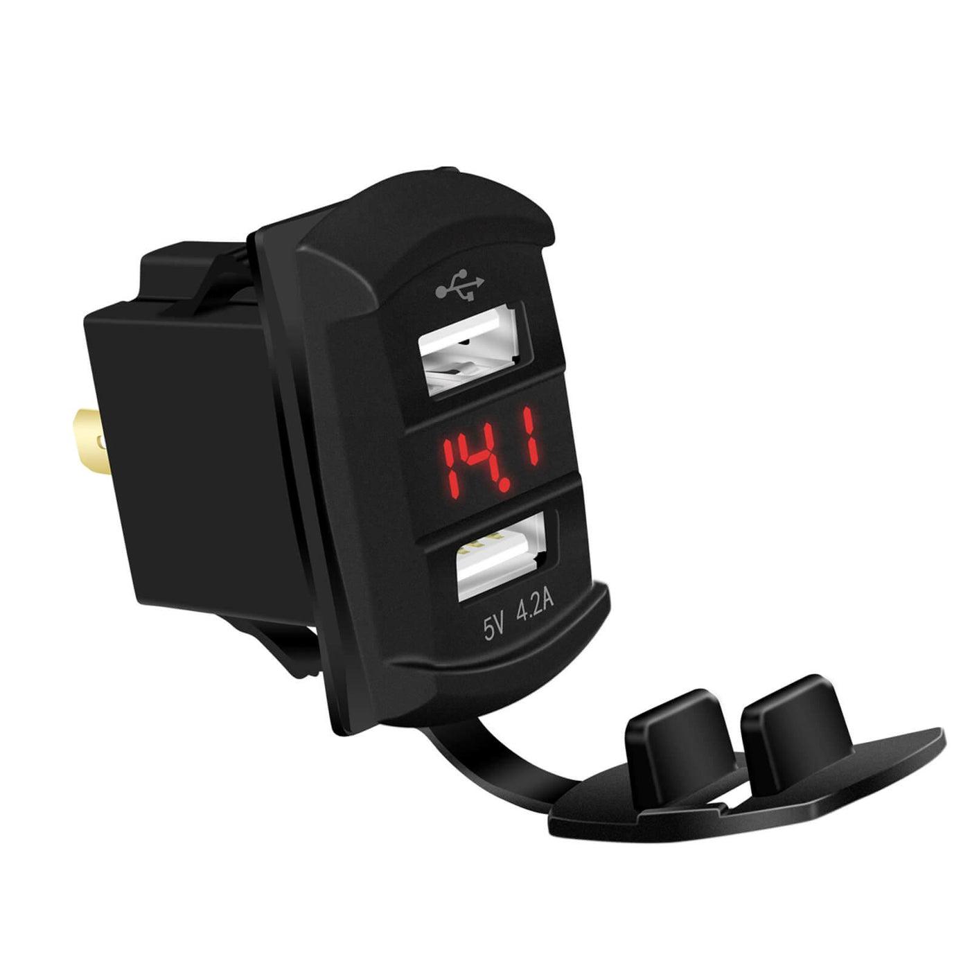Rocker Switch Style Usb Rocker Switch Style 4.2A Dual Car Charger Marine USB Outlet – DAIER